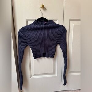 Navy Turtleneck Sweater